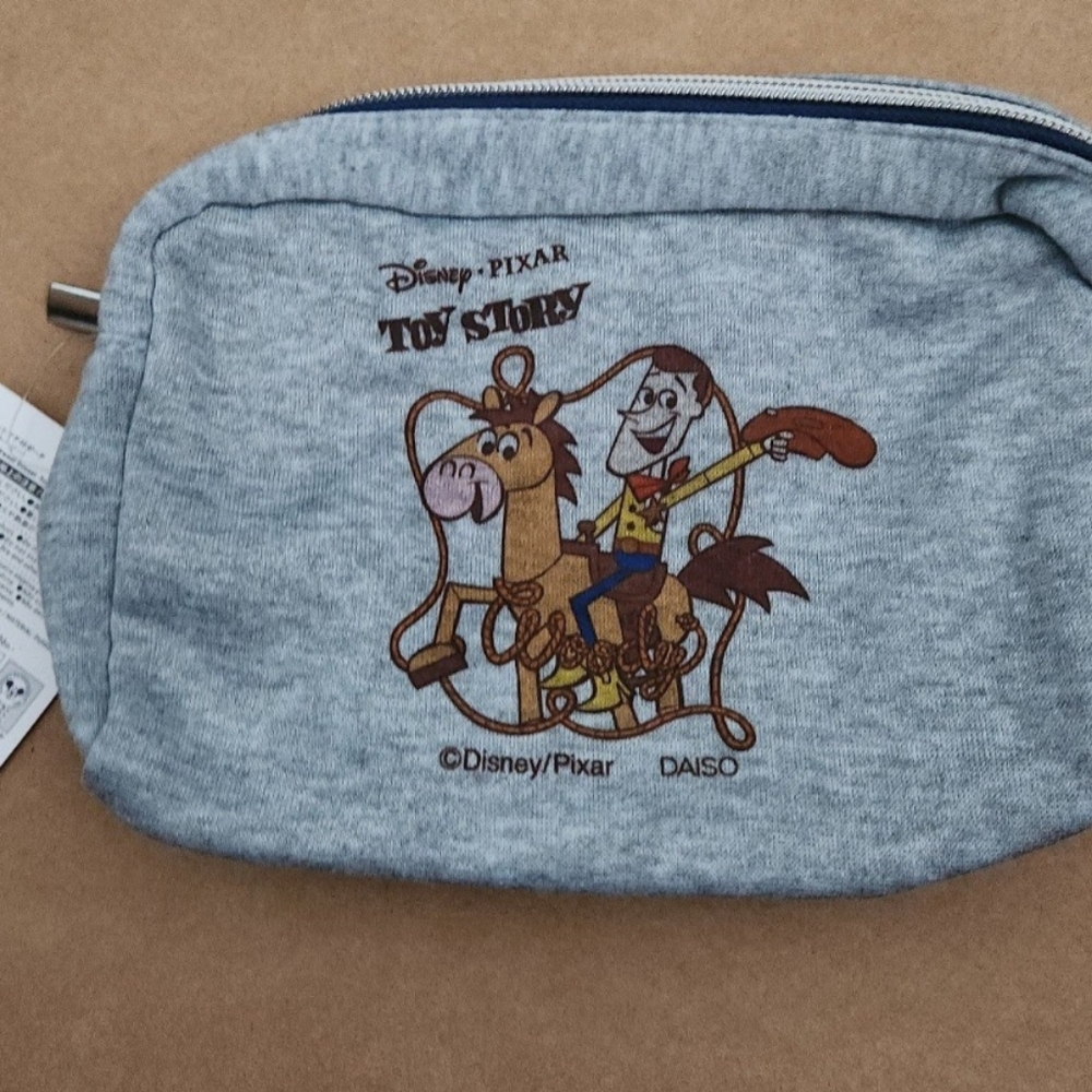 Disney toy story sweat pouch from Daiso Japan nwt